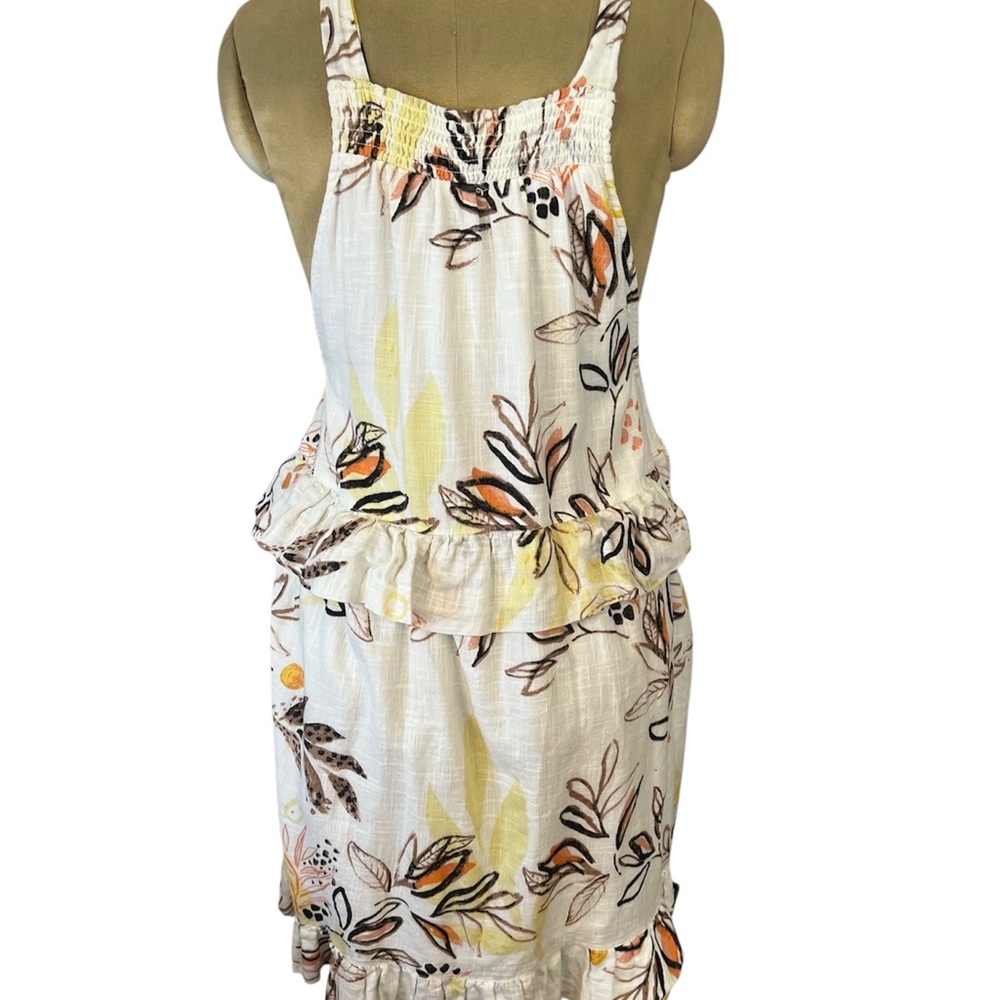 Free People Halter Tie Floral Print Sun Dress